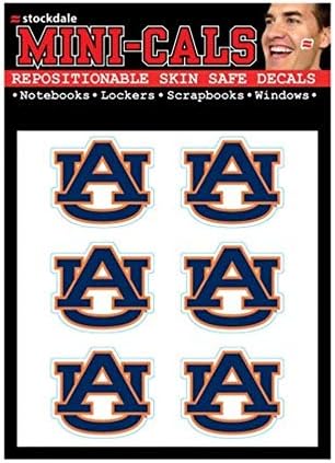 WinCraft NCAA Auburn Tigers Face Tattoos, Team Boje, Jedna veličina