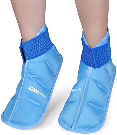 Pakovanje 2-ComfiTCH foot Ice Pack Wrap za plantarni Fasciitis & amp; Migraine Ice Head Wrap, šešir za ublažavanje