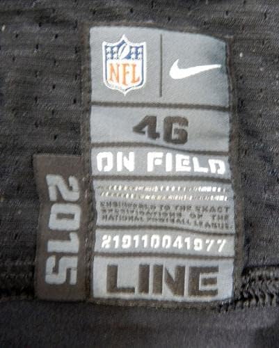 2015 San Francisco 49ers Blank Igra izdana Black Jersey Color Rush 46 DP30135 - Neintred NFL igra rabljeni