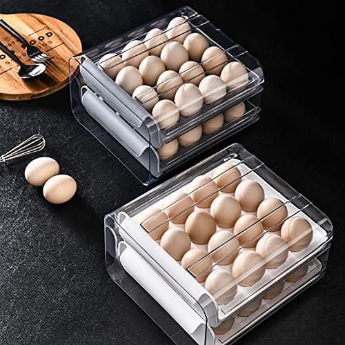 Neisrai kutija za odlaganje jaja kontejner za uštedu prostora i izdržljiv, kompaktan, Kuhinjski držač za