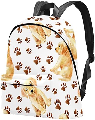 VBFOFBV Lagani casual backpack za laptop za muškarce i žene, Zlatni retriver Lijep životinjski ljubimac