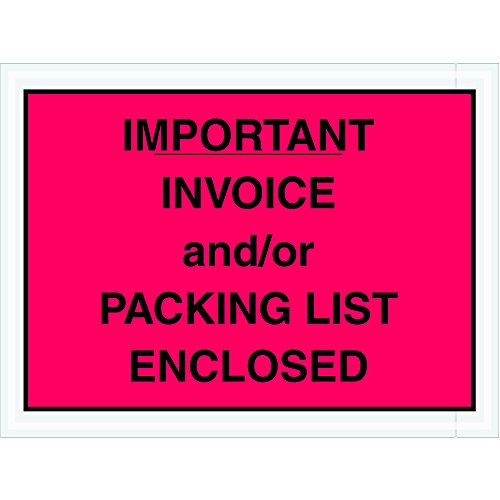 Crvena ljepljiva strana utovarivanje koverte za pakiranje koverti ispisane sa važnom popisom računa i /