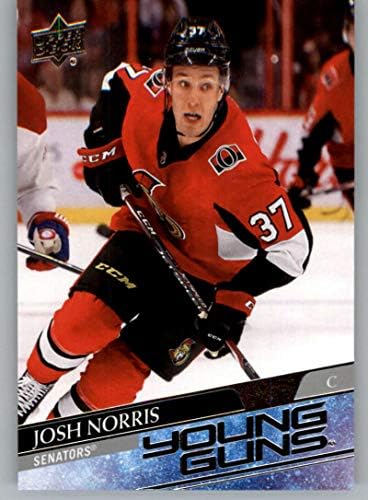 2020-21 Gornja paluba 209 Josh Norris RC Rookie Young Guns SP kratki print Ottawa Senators NHL hokejaška