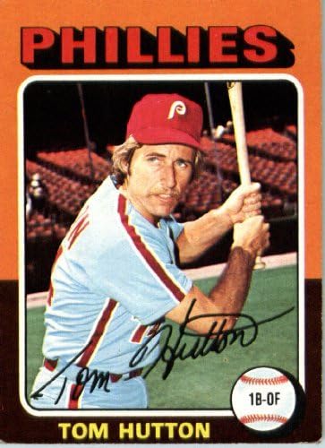 1975 Topps Bejzbol Kartica 477 Tom Hutton