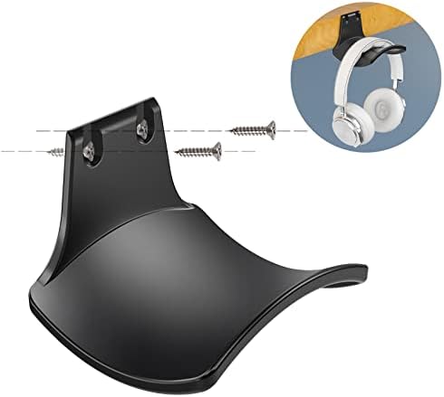 SIROLISA 2-paket nikada ne pada kuke za slušalice vješalica zidni nosač, držač za slušalice stalak za univerzalne