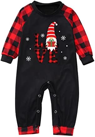 XBKPLO Porodična pidžama koja odgovara božićnoj odjeći, božićna salona za porodicu koja odgovara Flannel Pajamas Porodični pidžami