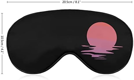 Plaža Sunrise Sleep Maska za oči Soft Eye Covers Blokiranje svjetla za povezivanje sa podesivim remen za