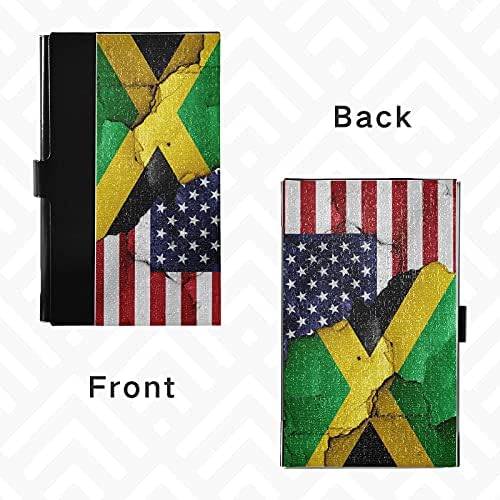 Jamajka SAD zastave držač vizitkarte za žene muškarci držač vizitkarte torbica sa kožnom kretid karticom