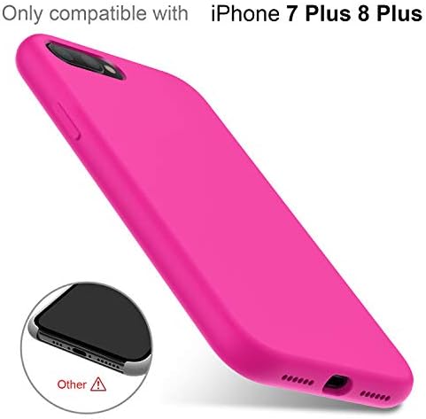Case Deenakin iPhone 8 Plus, iPhone 7 plus kućište sa zaštitnikom zaslona, ​​mekani silikonski gel gumeni