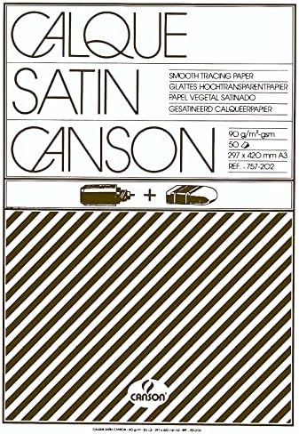 CANSON SATIN A3 90 GSM kratkog lijepljenog papira za kratkog lijepljenja