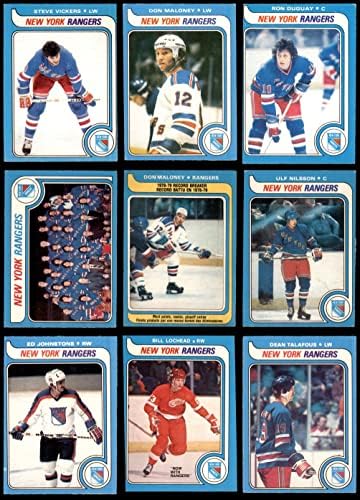 1979-80 O-pee-chee New York Rangers u blizini Team Set New York Rangers-Hockey VG + Rangers-Hokej