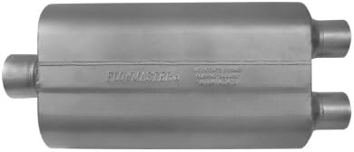 Flowmaster 8530552 Super 50 prigušivač 409S - 3.00 Center IN / 2.50 Dual OUT - umjereni zvuk, Crni