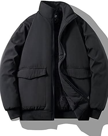Oshho jakne za žene - muškarci zaklopke džep meddy obloženi zipper zimski kaput