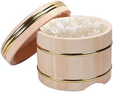 Aizyr Wooden Hangri Sushi oke riže miješalica s rižom veslo i bakrenim opsezima Suši čineći pribor za restoran,