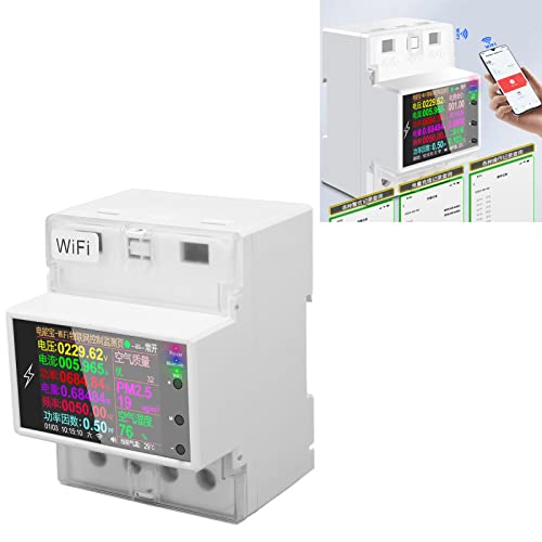 Smart Power Monitor, dvostruki alarmi WiFi električni mjerač AC85‑265V za kućnu upotrebu