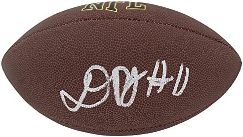 Donovanski narodni jones potpisao Wilson Super Grip Full Veličina NFL Fudbal - AUTOGREME FOOTBALS