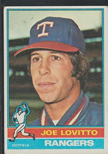 1976. Topps Joe Lovitto Rangers Baseball Card 604