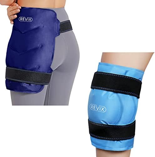 REVIX Ice Pack za zamjenu kuka nakon operacije i XL Paket leda za koljena omotajte oko cijelog koljena nakon operacije