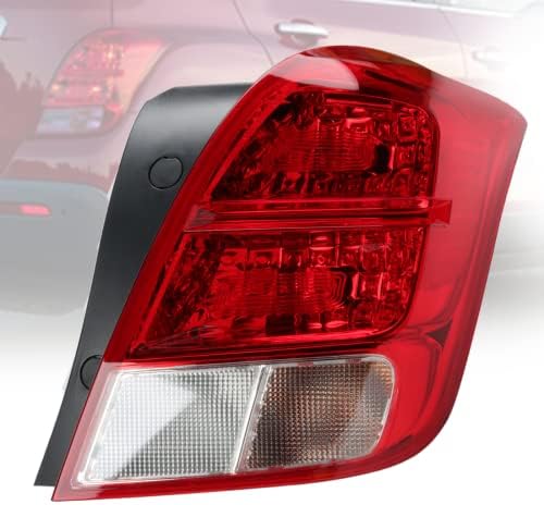 Lelehoka zadnje svjetlo sklop kompatibilan sa 2013-2022 Chevrolet Trax, Zadnja repna lampa Clear & crvena