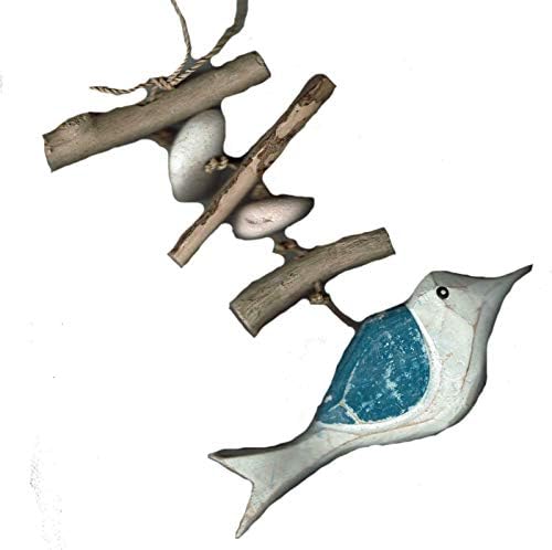 Trpapin Trgovanje 30cm Etičko viseće driftwood Nautical ptice na plaži Mobilni morski zidni kupaonica