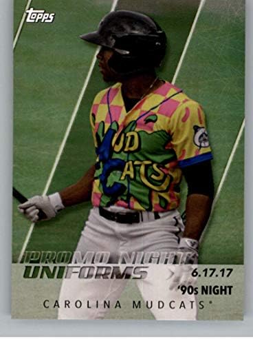 2019 TOPPS PRO debit Promo noćne uniforme PN-90N Karolina MUdCats MLB bejzbol trgovačka kartica