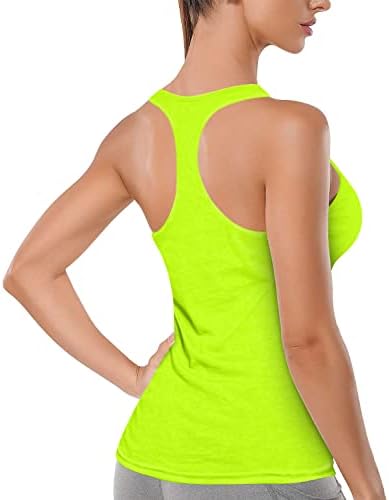 Neonski atletski tenkovi za ženske majice bez rukava Riley Womens Gym Yoga Trčanje Workout Top