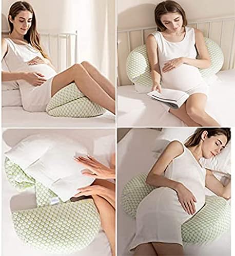 WONOOS H-oblik trudnoće jastuk za trudnice,meka trudnoća tijelo jastuk, podrška porodiljski jastuk sa odvojivim
