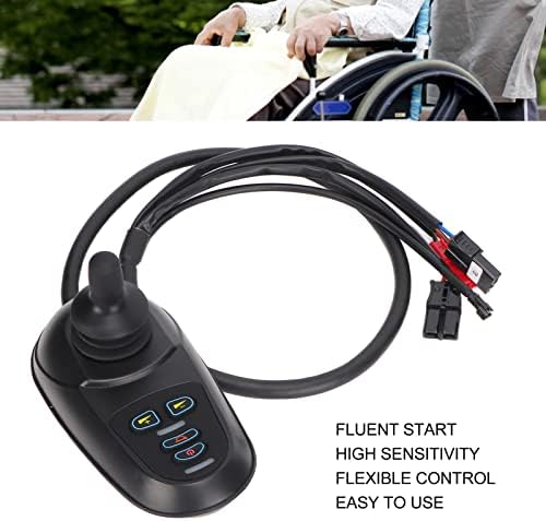 Zamjena električnog kontrolera za invalidska kolica Zunate, IPX5 vodootporni Pametni džojstik za rotaciju