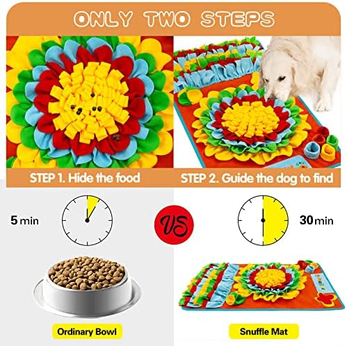 Meilzer Fruffle Mat za pse PET poslastica prostiret za hranjenje za male / srednje / velike pasmine Psi