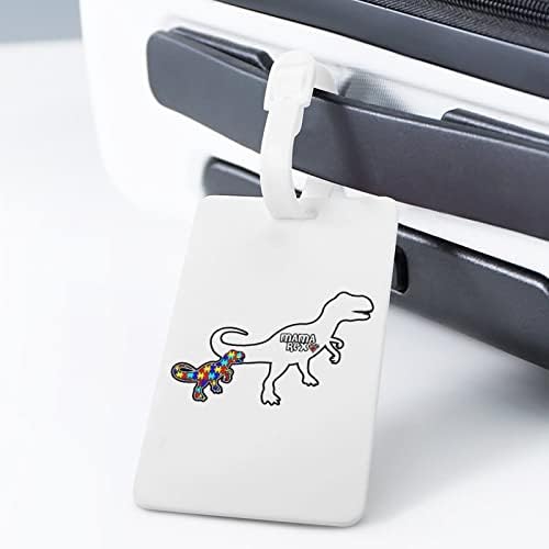 Autism Decal Mama T-rex oznaka torbe za prtljag sa imenom lična karta za štampane naljepnice za putovanja kofera