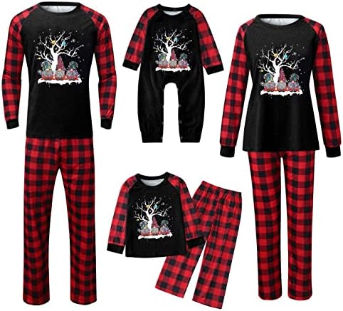 Porodično plaćeno božićne pidžame, božićne pidžame za porodičnu i pse koja odgovaraju obiteljskim pidžamama božićne pidžame set za f