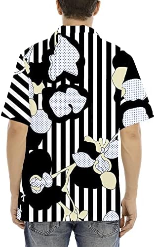Ljetne muške haljine Prilagođeni Logo muške košulje kompleti kratki rukavi Casual Button Down Beach Flower