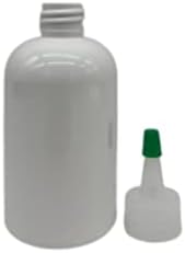Prirodne farme 4 oz bijelog boston BPA Besplatne boce - 12 pakovanja prazne posude za ponovno punjenje -