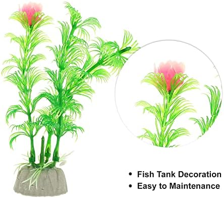 Vocoste 2 kom akvarij plastične biljke, umjetna akvatska postrojenje za zlatne ribiske rezervoalne postrojenja