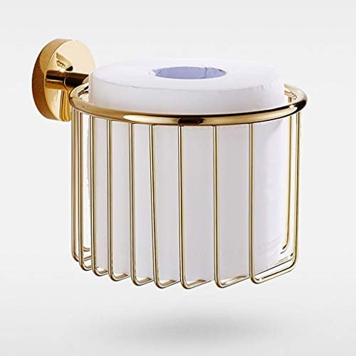 XXXDXDP Zlatni držači toaletnog papira, držač salveta,polica za kupatilo puna bakrena toaletna ladica pozlaćeni