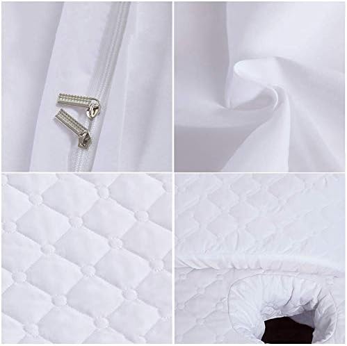 ZHUAN Premium Setovi listova za masažu sa rupama za masažu lica kreveti za masažu suknja jastučnica čipkasti