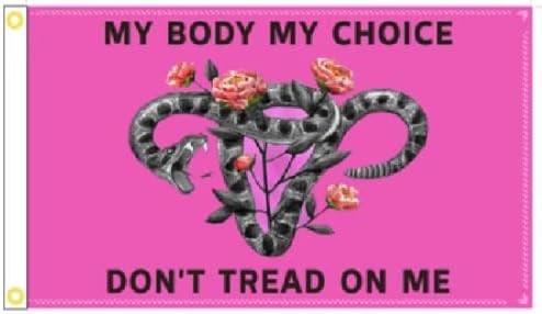 Moje tijelo moj izbor ne gazi na mene zastava 3x5 ružičasta maternica zastava žena