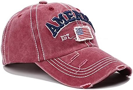i kape nositi podesiva sa američkim oprane ženske bejzbol kape sunce muške zastavu rupe i sportske bejzbol