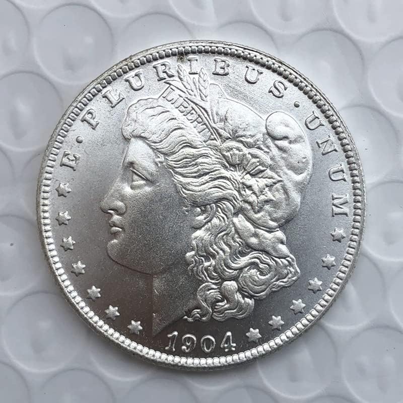 1904S verzija američkog Morgan Coin srebrnog dolarskog mesinganog srebrnog antikne strane rukotvorine stranih