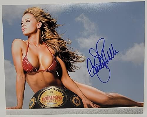 Candice Michelle potpisao je 8x10 fotografija WWE Superstar Diva ženski prvak