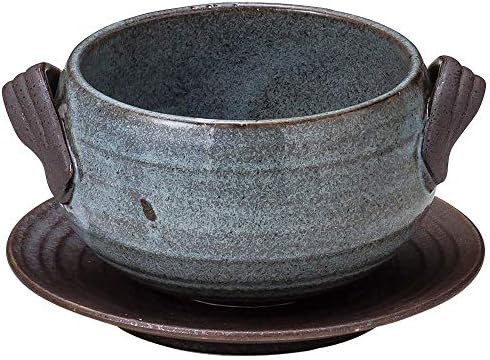 山下 工芸 Kugla i tanjurica pećnice Mala posuda, 15 × 10,5 × 6,7cm, porculan