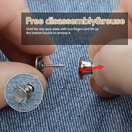 FuesoreGo podesivi jean dugme za jean igle bez šivanja Potrebno je jednostavno instalirati Clip gumba za