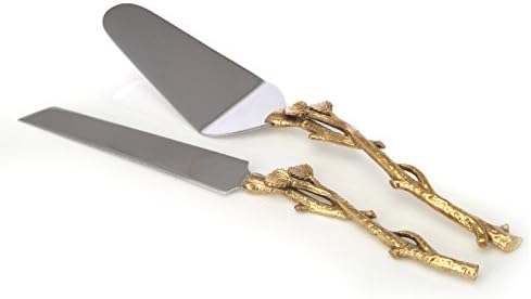 Torta Server i Nož Set sa zlatnim listićima dizajn