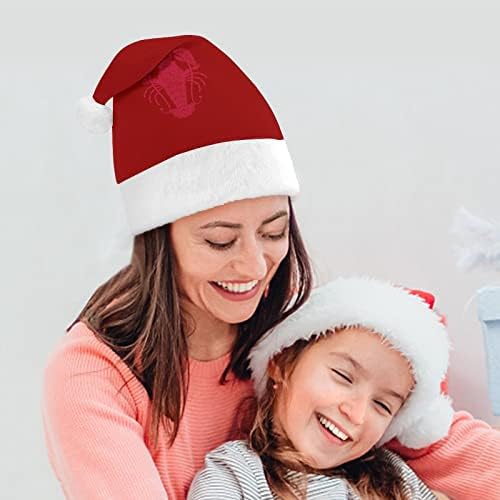 Funny jastog Božić šešir meka pliš Santa kapa Funny Beanie za Božić Nova Godina svečana zabava