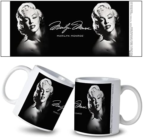 Piramida Amerika Marilyn Monroe Noir Mug-11 oz. Jedinstvena keramička šolja za kafu, kakao i pojilice čaja-otporna