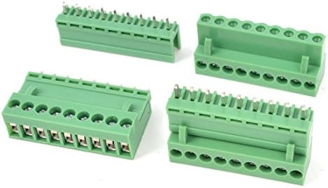 Aexit 3kom AC Audio & amp; Video dodatna oprema 300V 10A 9P pinovi PCB vijčani terminalni blok 3.96 mm konektori