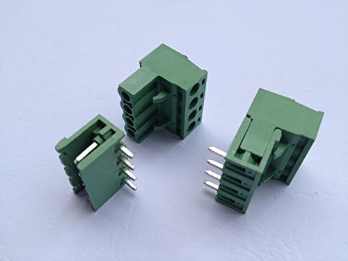 40 kom ugao 4 pina/način nagiba 5.08 mm konektor vijčanog terminalnog bloka zelene boje priključni tip sa ugaonim pinom