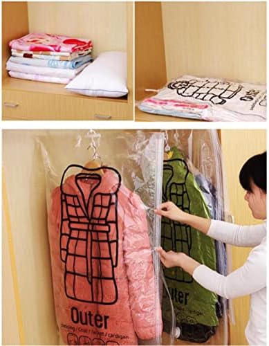 Alipis 3pcsbag Storage Clear Garment size torba za sortiranje Xcm Cover vakum-Side S Odjeća visi