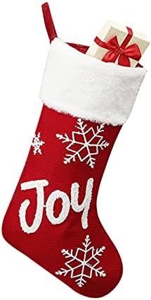 Božićni nosači uzorka Čarape Čarape za odmor Viseći ukrasi PLAJNI PARTY za Xmas Red Obiteljski dekor Car