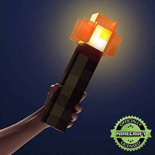 Minecraft igračke Redstone Torch 12.6 inčna LED lampa / USB punjiva za noćno svjetlo, kostimirani Cosplay,